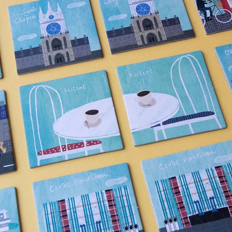 Jeu de memoire de Paris